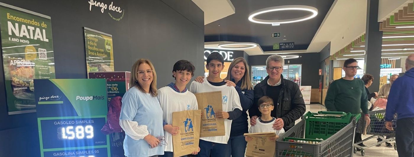 Participação na campanha do Banco Alimentar