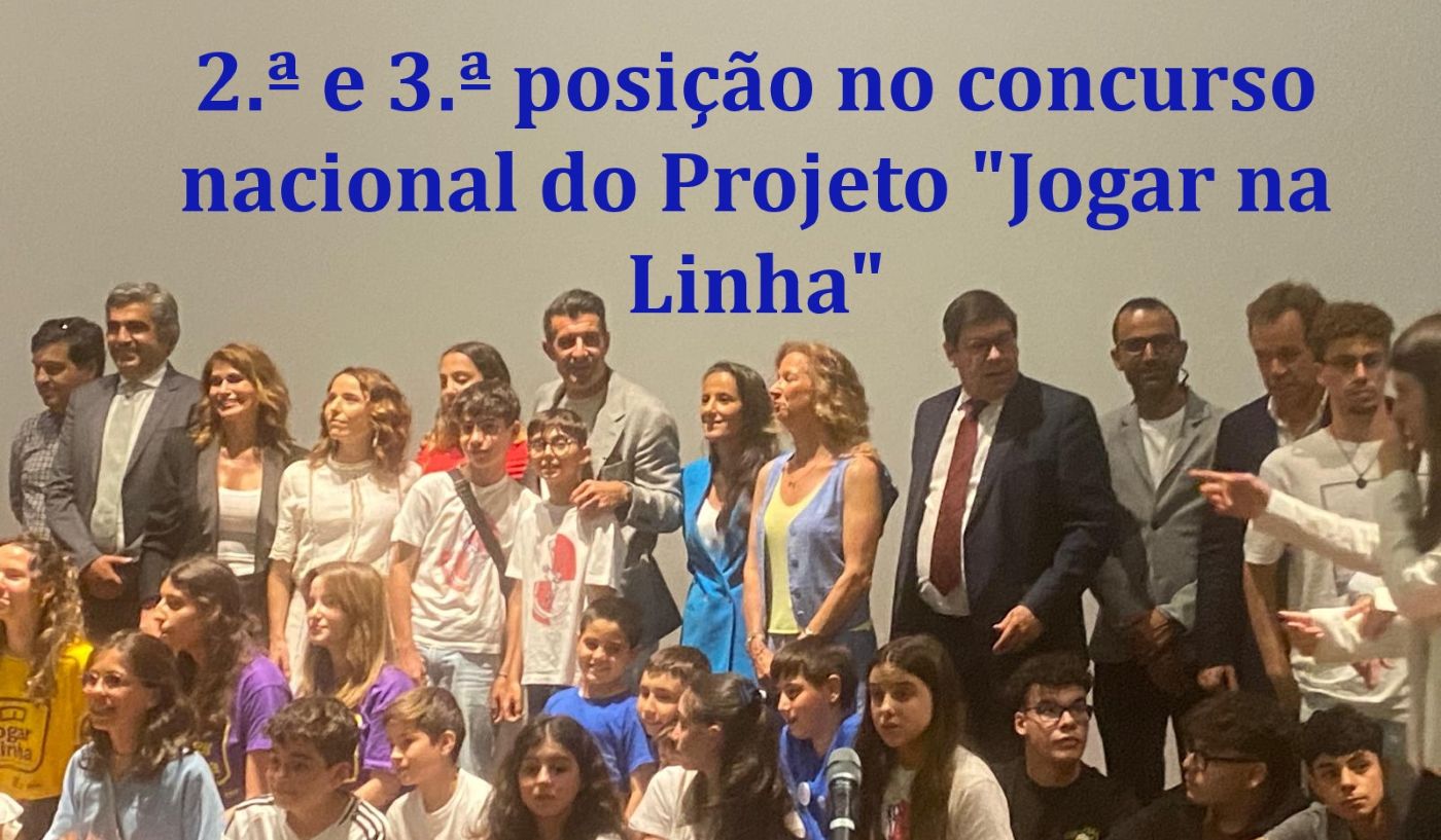 Alunos do Agrupamento ficam nos 2.º e 3.º lugar no Concurso Jogar na Linha